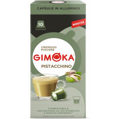 10 Nespresso* Original Kompatible Kapseln Pistachio - Gimoka - MaxiCoffee 10 Nespresso* Original Kompatible Kapseln Pistachio - Gimoka - MaxiCoffee