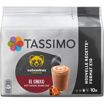 10 Tassimo Pads - Columbus Schokolade Salzkaramell - Tassimo - MaxiCoffee 10 Tassimo Pads - Columbus Schokolade Salzkaramell - Tassimo - MaxiCoffee