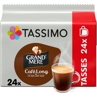 24 Tassimo Pads - Grand Mère Café Long - Tassimo - MaxiCoffee 24 Tassimo Pads - Grand Mère Café Long - Tassimo - MaxiCoffee