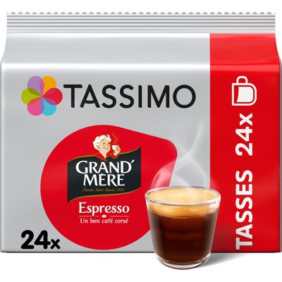 24 Tassimo Pads - Grand Mère Espresso - Tassimo - MaxiCoffee 24 Tassimo Pads - Grand Mère Espresso - Tassimo - MaxiCoffee