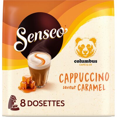 Senseo Pads Cappuccino Karamell X 8 - MaxiCoffee Senseo Pads Cappuccino Karamell X 8 - MaxiCoffee