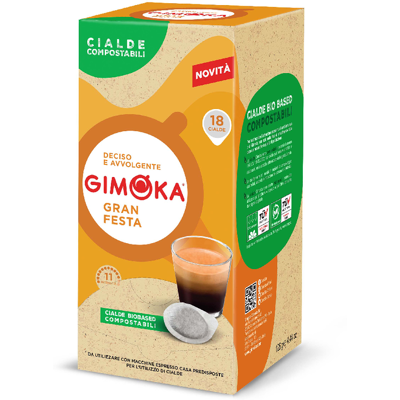 Gimoka Marke Modell - Ausgewogene E.S.E. Kaffeekapseln Gimoka Marke Modell - Ausgewogene E.S.E. Kaffeekapseln