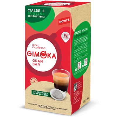 Gimoka Marke Gran Bar E.S.E. Kaffeekapseln - Starker Espresso Gimoka Marke Gran Bar E.S.E. Kaffeekapseln - Starker Espresso