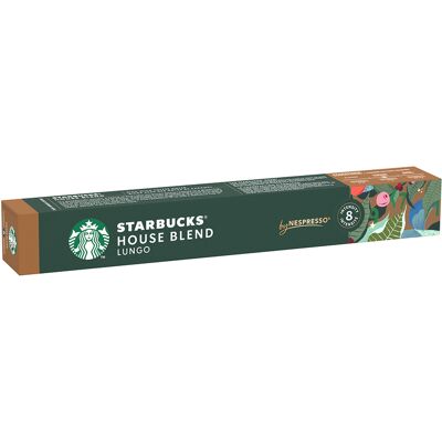 10 Nespresso* Original Kompatible Kapseln House Blend – Starbucks - MaxiCoffee 10 Nespresso* Original Kompatible Kapseln House Blend – Starbucks - MaxiCoffee