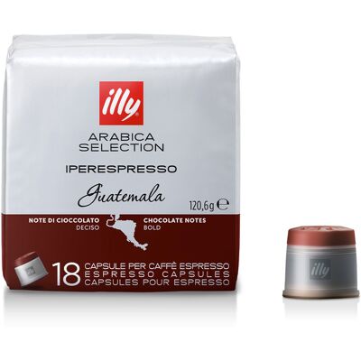 Café Illy Illy - Iperespresso Arabica Selection Guatemala - 18 Kapseln - MaxiCoffee Café Illy Illy - Iperespresso Arabica Selection Guatemala - 18 Kapseln - MaxiCoffee