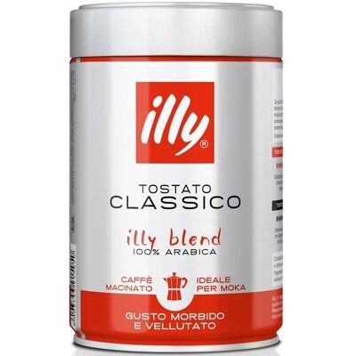 Café Illy Illy - Espresso Moka - Gemahlener Kaffee Für Espressokocher -250 G - MaxiCoffee Café Illy Illy - Espresso Moka - Gemahlener Kaffee Für Espressokocher -250 G - MaxiCoffee