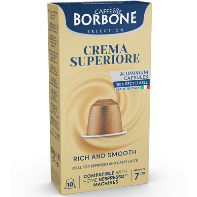 Caffè Borbone - Crema Superiore - 10 Kapseln für Nespresso Caffè Borbone - Crema Superiore - 10 Kapseln für Nespresso