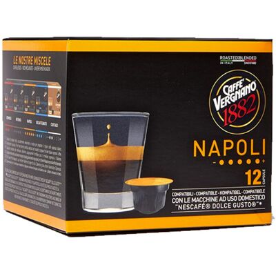 Caffè Vergnano - 12 Kapseln Napoli - Kaffeekapseln Caffè Vergnano - 12 Kapseln Napoli - Kaffeekapseln