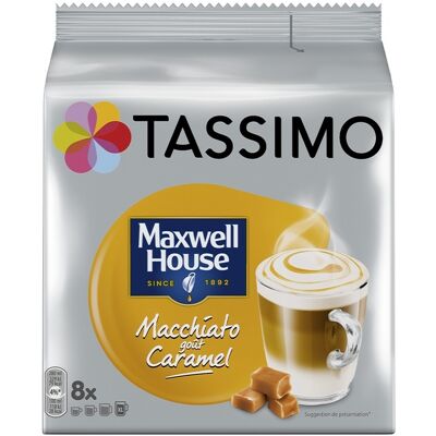 Tassimo - Macchiato Caramel Maxwell House - 8 Tassimo Kapseln - MaxiCoffee Tassimo - Macchiato Caramel Maxwell House - 8 Tassimo Kapseln - MaxiCoffee