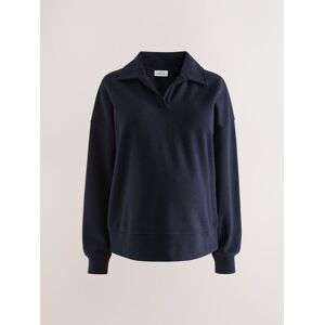 Next Navy Blue Maternity Cosy Polo Top damen Next Navy Blue Maternity Cosy Polo Top damen