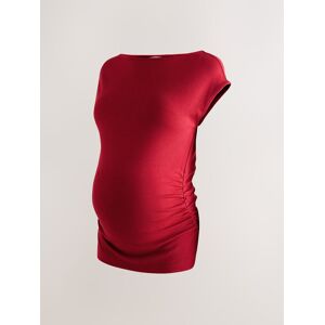 Next Red Maternity Supersoft Ruched Side Top damen Next Red Maternity Supersoft Ruched Side Top damen