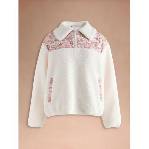 Cath Kidston Cath Kidston Borg-Fleece-Top mit Viertelreißverschluss damen