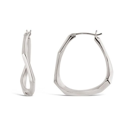 Dinny Hall Dinny Hall Silver Thalassa Medium Hoops Earrings damen