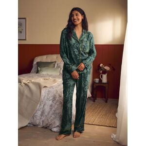 Laura Ashley Laura Ashley Emerald Green Josette Button Through Pyjamas damen Laura Ashley Laura Ashley Emerald Green Josette Button Through Pyjamas damen