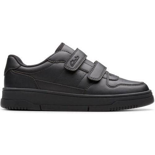 Clarks Black Leather Younger Boys Canyon Sky Trainers EU 29 G (UK 11) mädchen