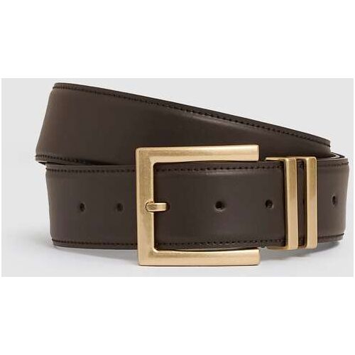 Reiss Reiss Chocolate Brompton Leather Belt damen