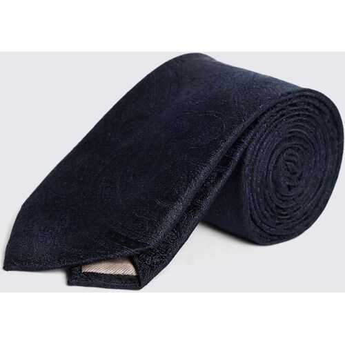 MOSS MOSS Navy Wedding Paisley Tie herren