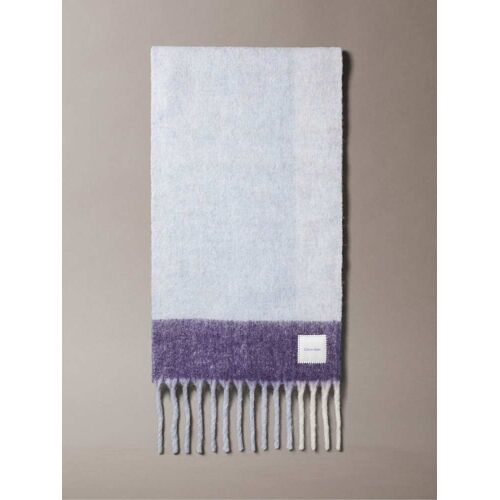 Klein Calvin Klein Blue Soft Warm Checkered Scarf herren