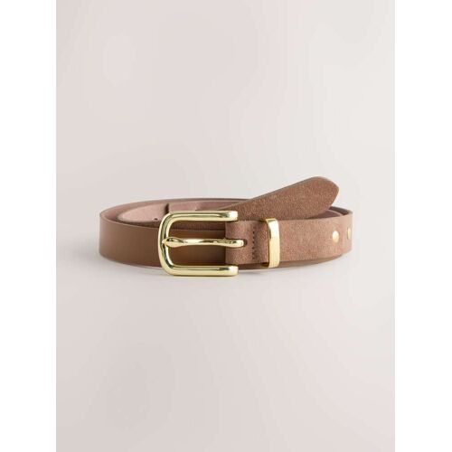 Next Camel Regular Leather Mix Belt damen