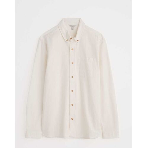 Seasalt Cornwall Seasalt Cornwall White Mens Jenken Cotton Oxford Shirt X-Large herren