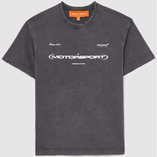Reiss McLaren Racing Motorsport Washed T-Shirt Unisex-Fit herren