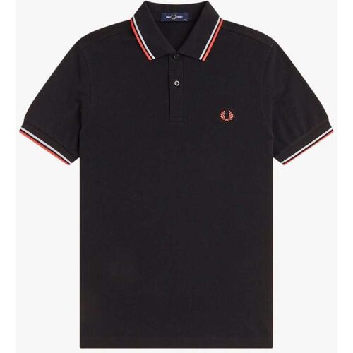 Fred Perry Fred Perry Black Tipped Polo Shirt large herren