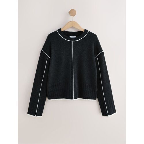 Next 100% Lammwolle N. Premium Rundhals Pullover damen