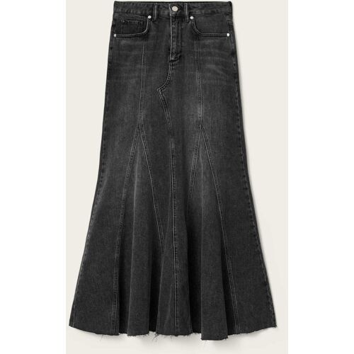 All Saints AllSaints Black Alma Denim Skirt EU 34 (UK 6) damen