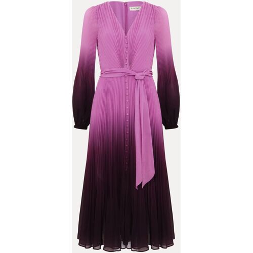 Phase Eight Phase Eight Purple Mira Ombre Dress EU 42 (UK 14) damen
