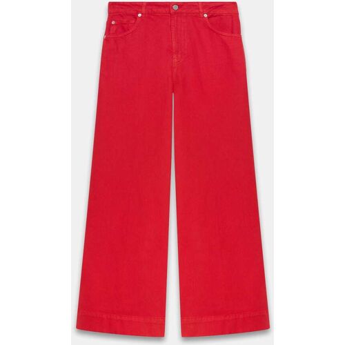 Mint Velvet Mint Velvet Red Cotton Wide Leg Jeans damen