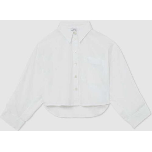 Reiss Reiss Solenge Cropped Langarmhemd aus Baumwolle EU 46 (UK 18) damen