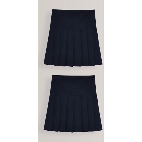 Next Navy Blue Regular Waist 2 Pack Pleated School Skirts (3-16yrs) 104cm (4 Years) mädchen