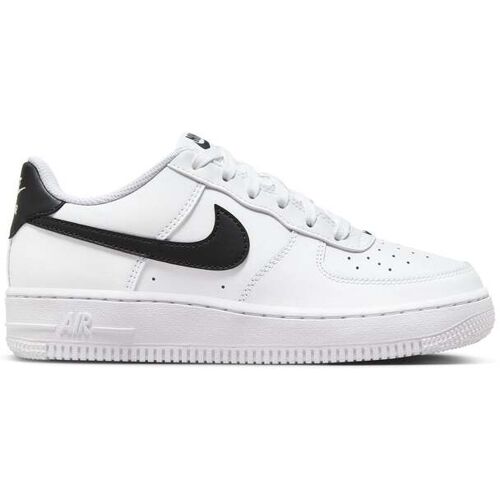 Nike White/Black Youth Air Force 1 Trainers jungen
