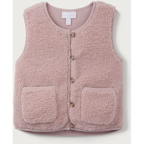 The White Company The White Company Pink Borg Gilet mädchen