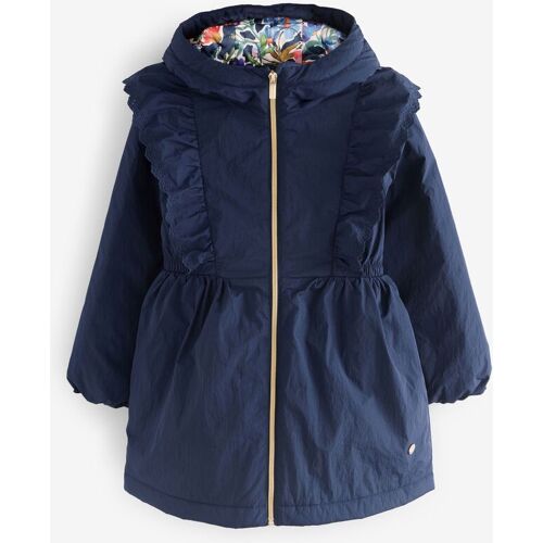 Laura Ashley Laura Ashley Navy Frill Coat mädchen