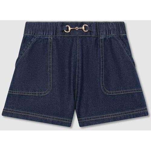 Reiss Reiss Indigo Penelope Horsebit-Detail Denim Shorts 152-158cm (12-13 Years) mädchen