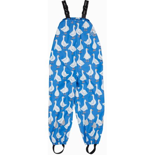Frugi Frugi Blue Puddle Buster Printed Trousers jungen