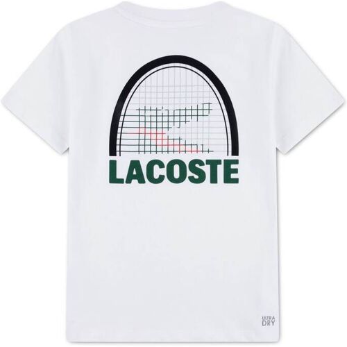 Lacoste Lacoste White Medvedev Racket T-Shirt jungen