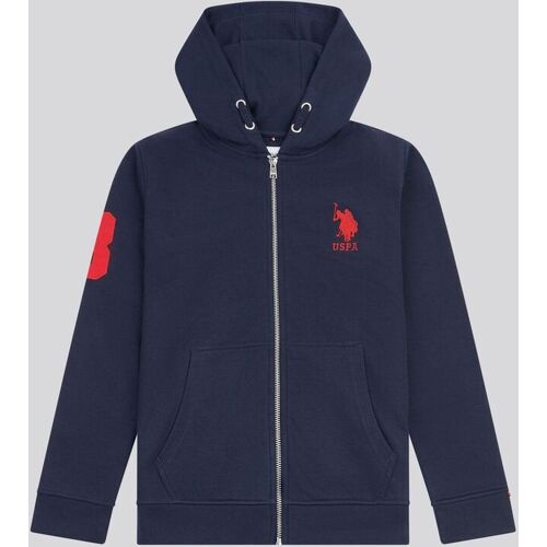 U.S. Polo Assn U. S. Polo Assn U. S. Polo Assn. Blue Boys Player 3 Zip Hoodie jungen