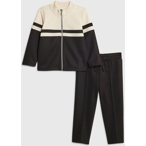 River Island River Island Black Colour Block Funnel & Joggers Set jungen