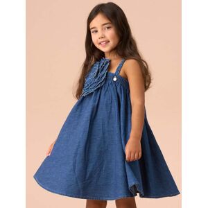 Angel & Rocket Angel & Rocket Blue Marnie Denim Corsage Swing Dress 134cm (9 Years) mädchen Angel & Rocket Angel & Rocket Blue Marnie Denim Corsage Swing Dress 134cm (9 Years) mädchen
