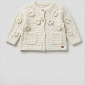Angel & Rocket Angel & Rocket Cream Dolly Flower Knit Cardigan mädchen Angel & Rocket Angel & Rocket Cream Dolly Flower Knit Cardigan mädchen