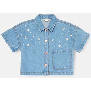 Angel & Rocket Angel & Rocket Blue Zeta Boxy Embellished Denim Shirt 134cm (9 Years) mädchen Angel & Rocket Angel & Rocket Blue Zeta Boxy Embellished Denim Shirt 134cm (9 Years) mädchen