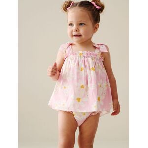 Angel & Rocket Angel & Rocket Pink Minnie Daisy Print Bow Shoulder Tunic And Bloomer Dress 68-74cm (6-9 Months) mädchen Angel & Rocket Angel & Rocket Pink Minnie Daisy Print Bow Shoulder Tunic And Bloomer Dress 68-74cm (6-9 Months) mädchen