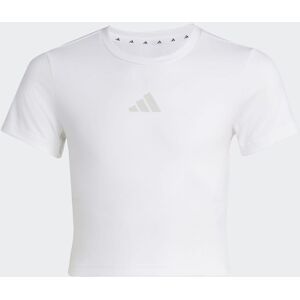 adidas White Soft Touch Baby Crop T-Shirt mädchen adidas White Soft Touch Baby Crop T-Shirt mädchen