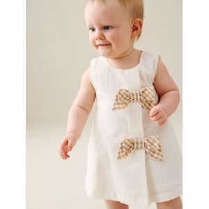 Angel & Rocket Angel & Rocket Natural Daphne Gingham Bow Bloomer Dress 74-80cm (9-12 Months) mädchen Angel & Rocket Angel & Rocket Natural Daphne Gingham Bow Bloomer Dress 74-80cm (9-12 Months) mädchen