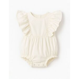 Angel & Rocket Angel & Rocket White Lily Double Frill Sleeve Romper mädchen Angel & Rocket Angel & Rocket White Lily Double Frill Sleeve Romper mädchen