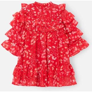 Angel & Rocket Angel & Rocket Red Imogen Leopard Print Frill Dress 134cm (9 Years) mädchen Angel & Rocket Angel & Rocket Red Imogen Leopard Print Frill Dress 134cm (9 Years) mädchen