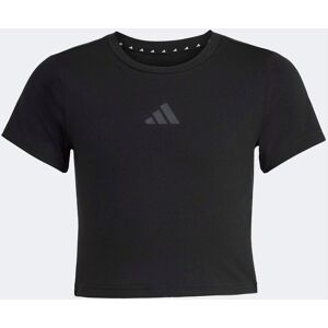 adidas Black Soft Touch Baby Crop T-Shirt mädchen adidas Black Soft Touch Baby Crop T-Shirt mädchen