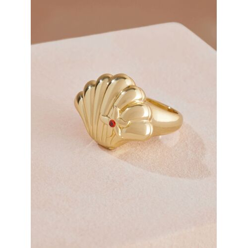 Cath Kidston Cath Kidston Gold Tone Shell Locket Ring damen